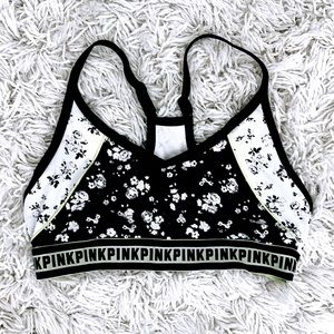 PINK Victoria’s Secret Floral Ultimate Sports Bra